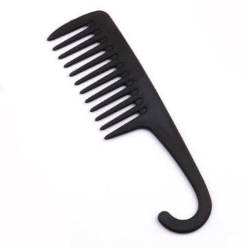 Wholesale Free Shipping Hook Plastic Wide Tooth Comb
